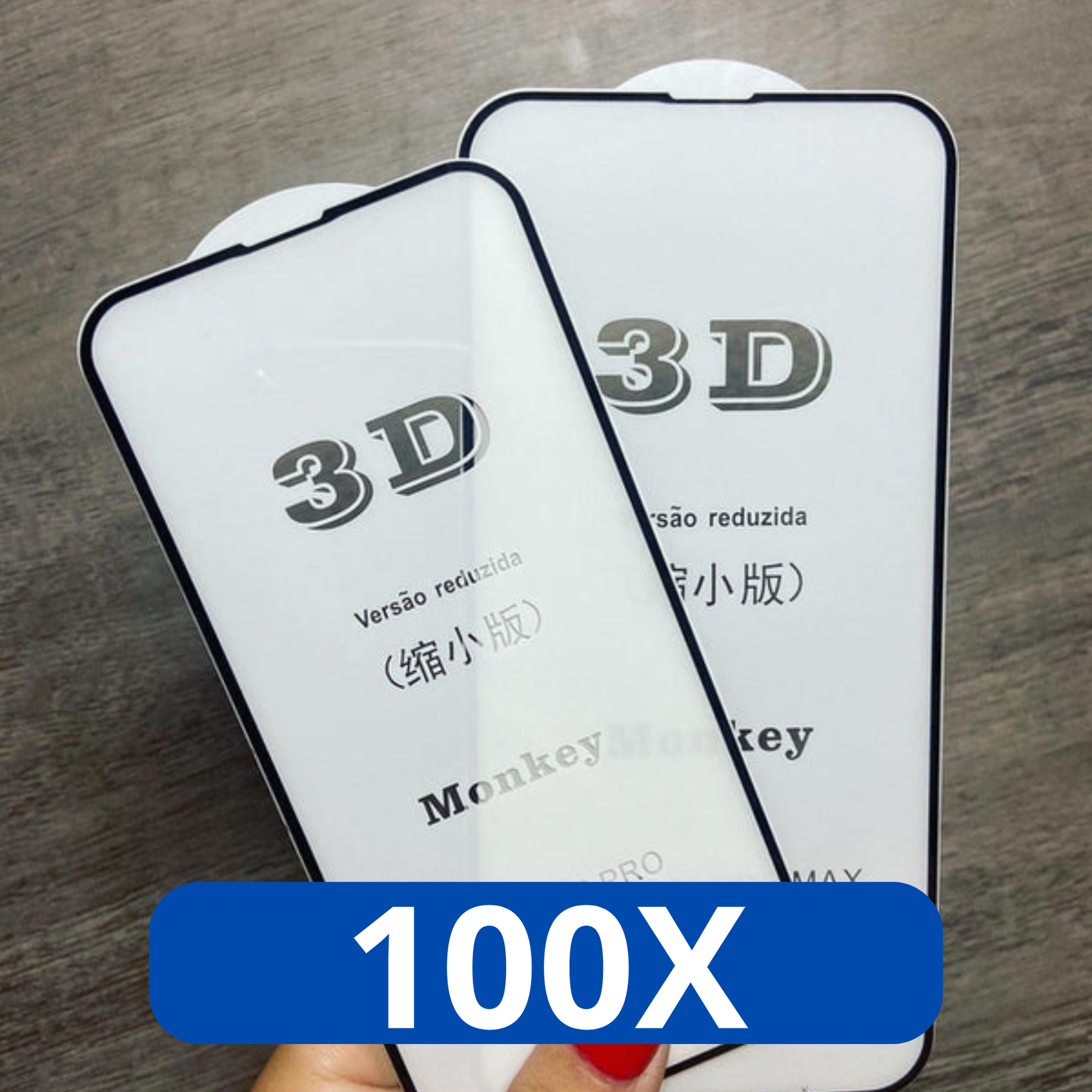 🔥 KIT 100 UNIDADES – “🔥 Kit 100 Películas 3D Anti-Shock Premium – Monte Seus Modelos!”