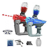 Kit 2 Unidade Lançador Skd Blaster + Oculos (+40.000 bolinhas)(Azul)(Vermelho)