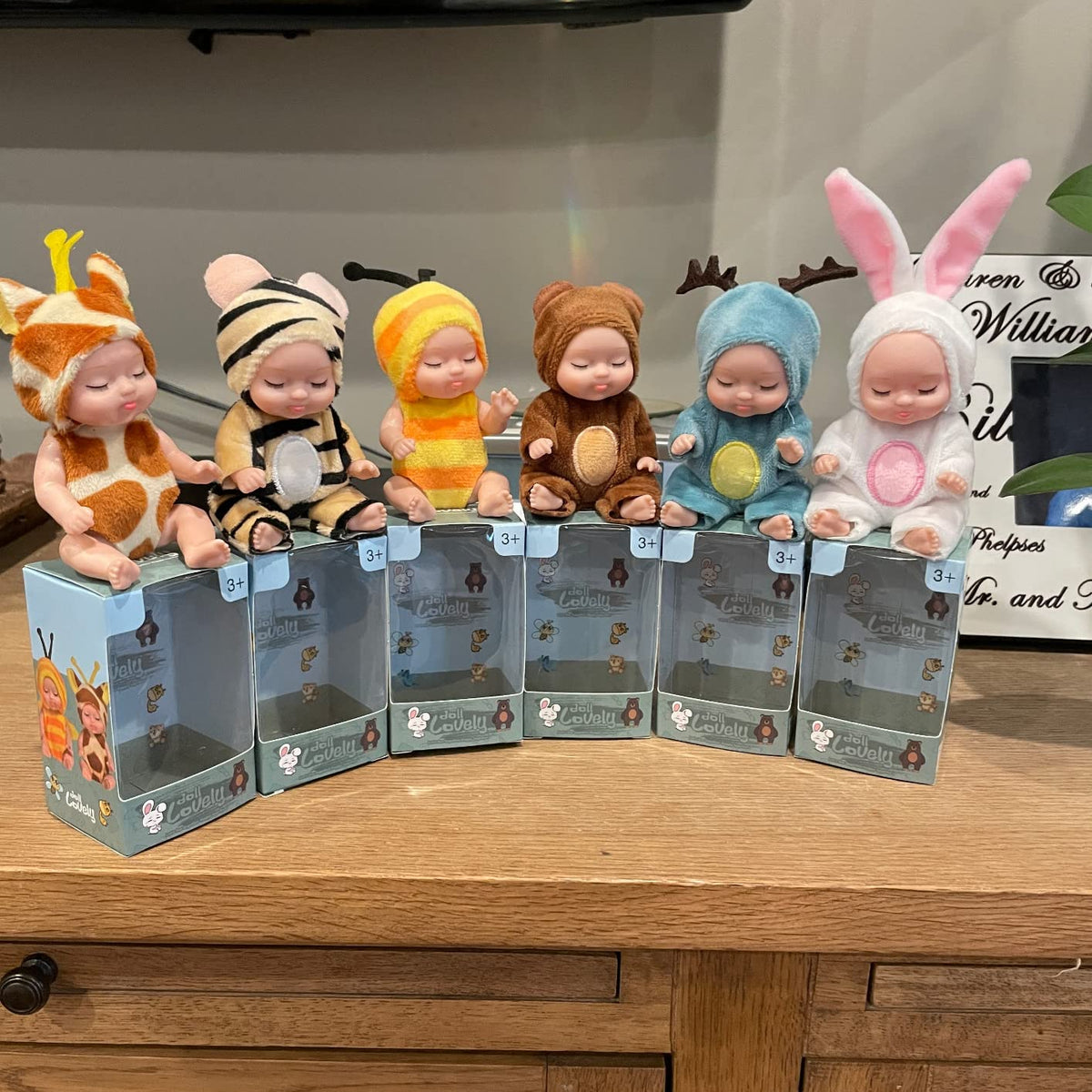 (KIT 1) 6 Mini Reborns Bichinhos