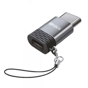 ADAPTADOR OTG TIPO-C PARA MICRO USB V8 - HREBOS - HS-221