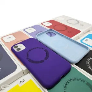 CAPINHA MAGSAFE COLORS AVELUDADA