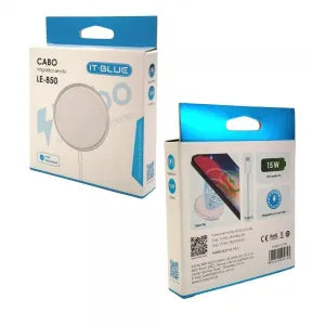 CARREGADOR MAGNÉTICO MAGSAFE 15W - IT-BLUE - LE-850