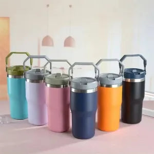GARRAFA TÉRMICA INOX FLIP TUMBLR 900ML - GDR0885