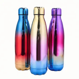 GARRAFA TÉRMICA INOX DEGRADÊ FURTA-COR 500ML - CAERUS - CRS-1676