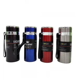GARRAFA TÉRMICA INOX METAL CHROME COM TERMÔMETRO DIGITAL 600ML - GDR-0993