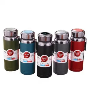 GARRAFA TÉRMICA INOX METAL KETTLE COM TERMÔMETRO DIGITAL 600ML - GDR-0064