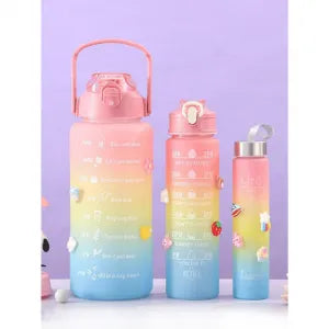 KIT 3 GARRAFAS FRASES MOTIVACIONAIS