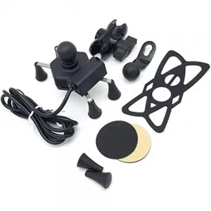 SUPORTE DE CELULAR GARRA PARA MOTO C/ USB - ALTOMEX - C-020