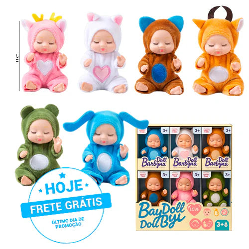 (KIT 2) 6 Mini Reborns Pijaminha Estelar