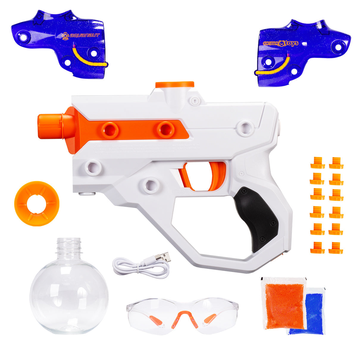 Pistola de Gel Elétrica Galaxy Aquanut Azul