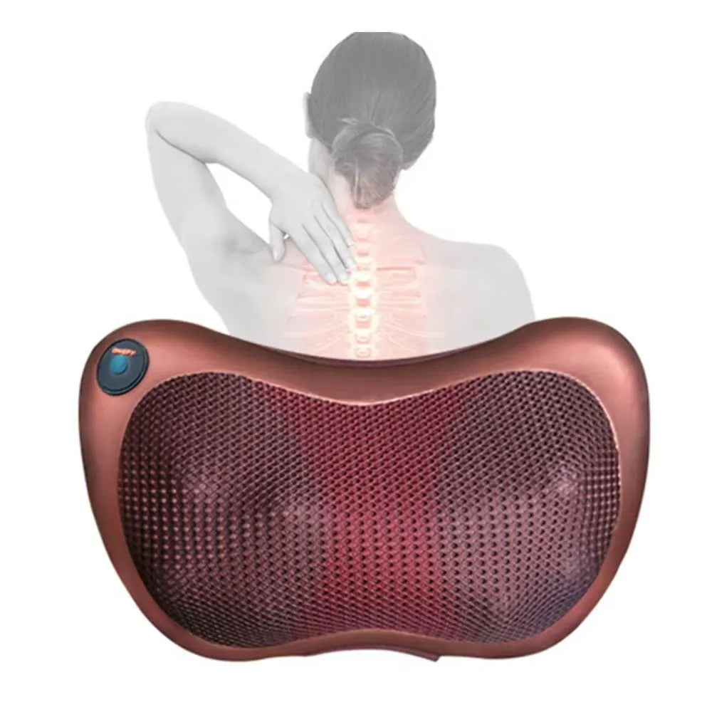 Almofada Massageadora Elétrica Portátil - Tomate - AM-012