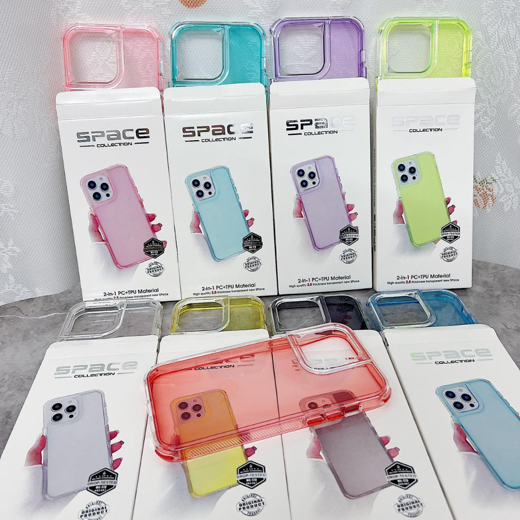 📱 KIT 50 CAPINHAS SPACE — TRANSPARENTE OU COLORIDA | ÓTIMO CUSTO-BENEFÍCIO PARA REVENDA