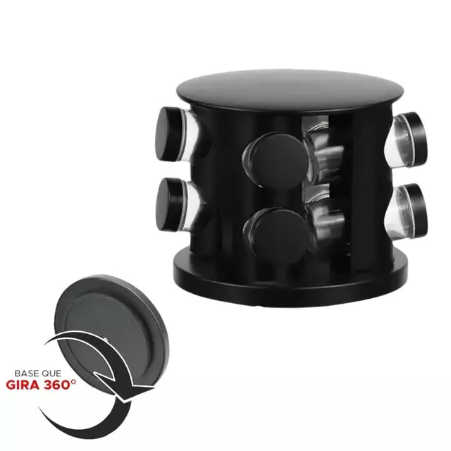 PORTA TEMPEROS GIRATÓRIO 6 PÇS GL8080
