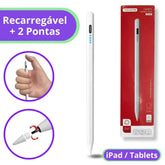 CANETA TOUCH SCREEN ALTA PRECISÃO TABLETS IPADS SMARTPHONES - TOMATE - MIP-007