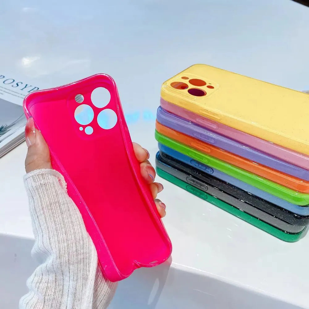 Capinha TPU Silicone Glítter