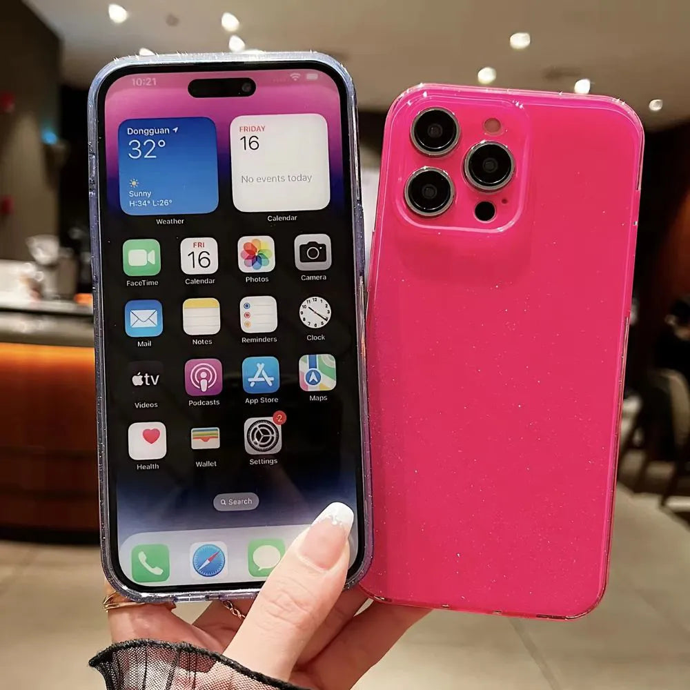 Capinha TPU Silicone Glítter
