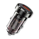 CARREGADOR VEICULAR TURBO 36W USB + USB-C SUPREMA - FANCY - CC-K06