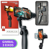 Estabilizador Gimbal 3 Eixos para Celular - Tomate - MTY-8008