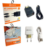 KIT CARREGADOR 2 USB 3.1A - AGOLD - CA22