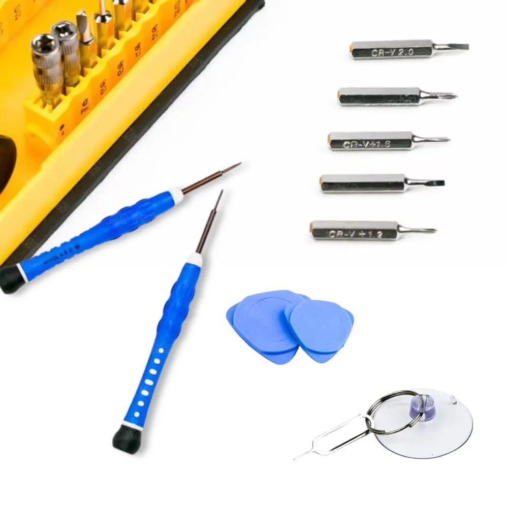 Kit de Chaves Magnéticas p/ Reparo de Celulares - 38Pçs - Exbom - 2672