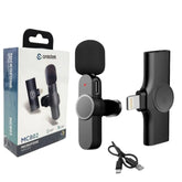 MICROFONE DE LAPELA SEM FIO - LIGHTNING - ON-MC802