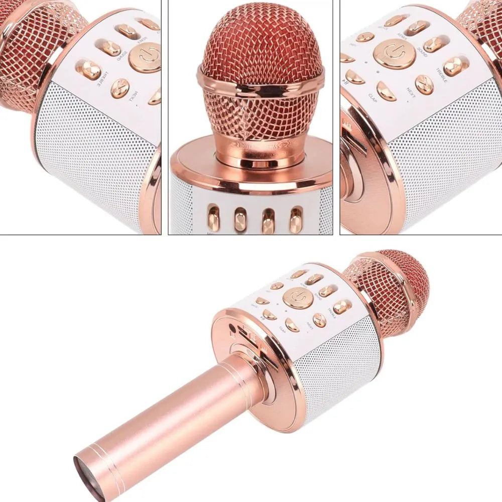 Microfone S/ Fio Bluetooth Karaokê - Kapbom - KA-1003