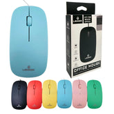 MOUSE ÓPTICO COLORIDO COM FIO - LEHMOX - LEY-1564