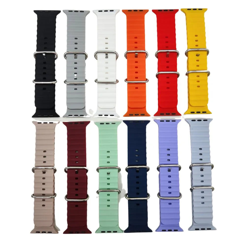 PULSEIRA PARA APPLE WATCH - SILICONE OCEANO