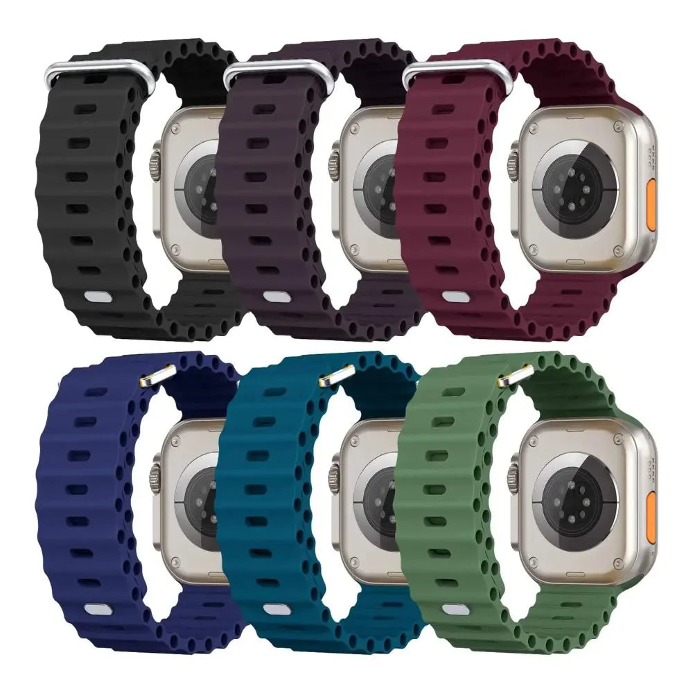 PULSEIRA PARA APPLE WATCH - SILICONE OCEANO
