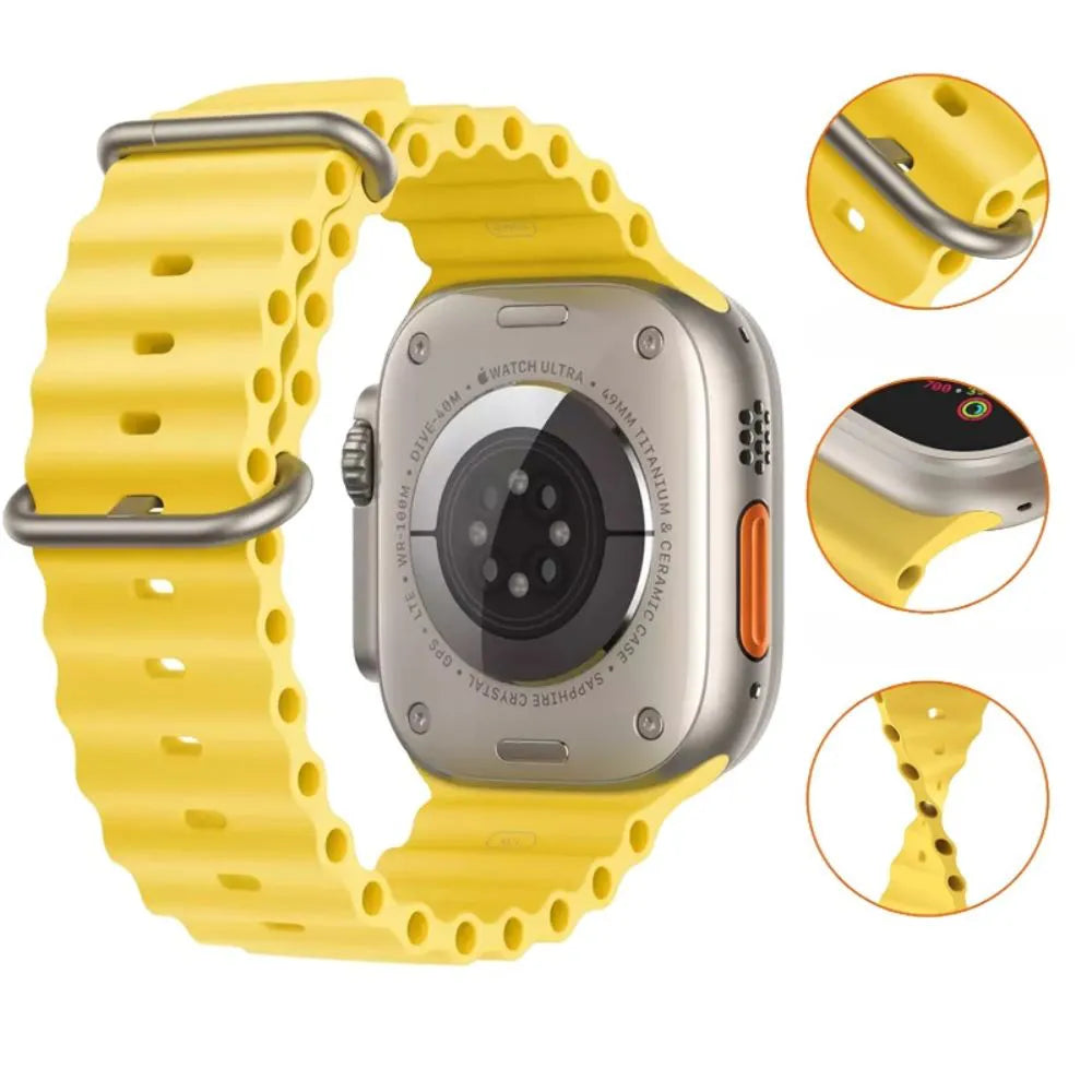 PULSEIRA PARA APPLE WATCH - SILICONE OCEANO