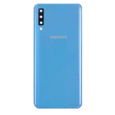 TAMPA TRASEIRA PARA SAMSUNG A70 / A705 AZUL CLARO ORIGINAL NACIONAL