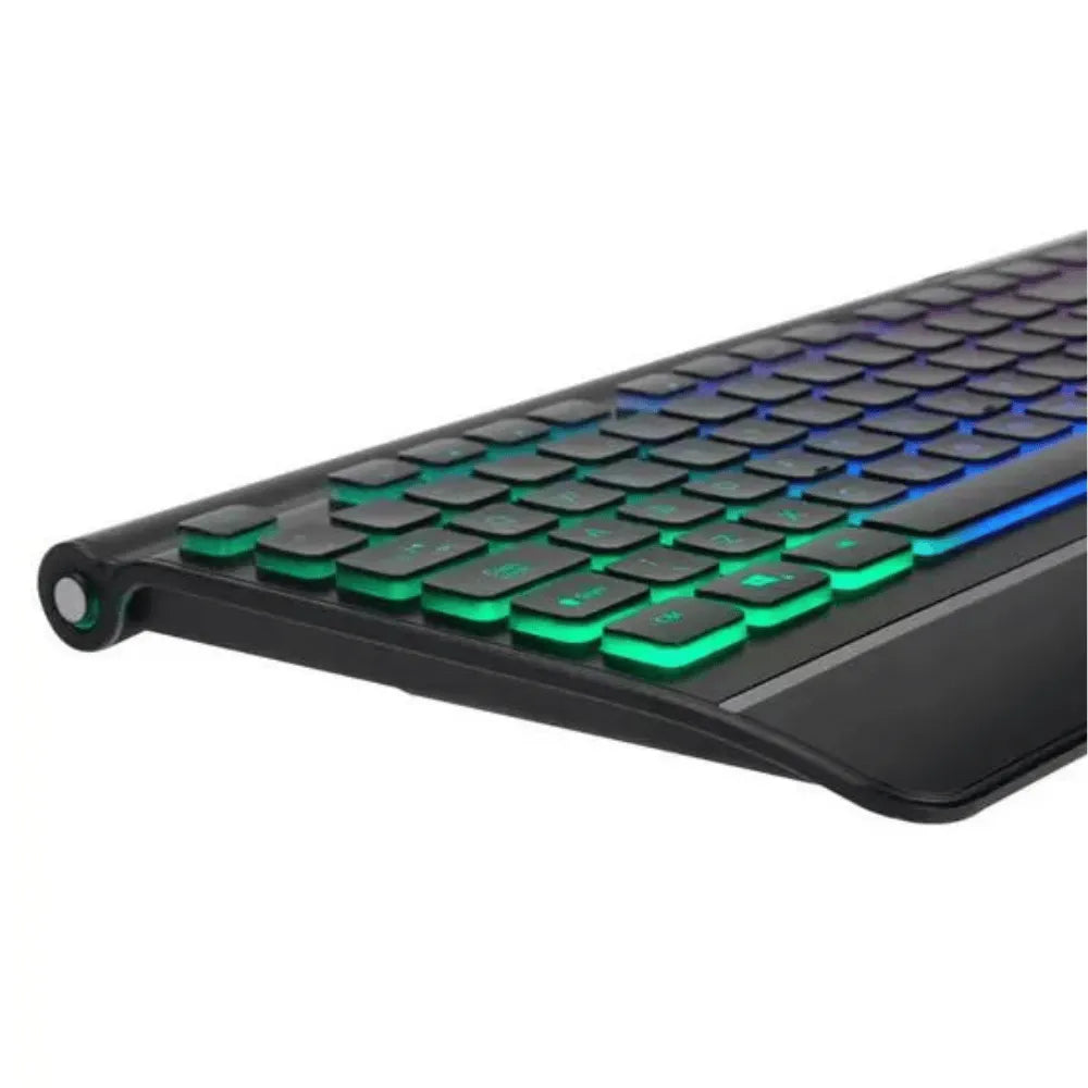 TECLADO GAMER LED RGB C/ FIO - HAIZ - HZ-580