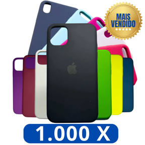 ⭐ KIT 1000 CAPINHAS – “Kit Master 1000 Capinhas Silicone Aveludadas – Ultra Atacado Premium”