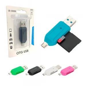 ADAPTADOR LEITOR OTG MICRO USB - IT BLUE - LE-5555