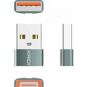 ADAPTADOR OTG USB PARA TIPO-C - KAIDI - KD-339