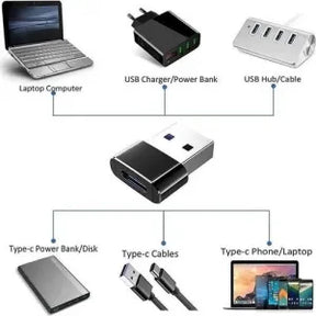 ADAPTADOR OTG USB PARA TIPO-C - KAIDI - KD-339