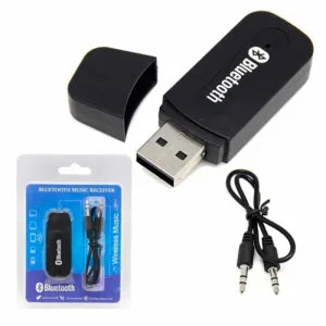 ADAPTADOR RECEPTOR BLUETOOTH USB COM CONEXÃO P2 - AL-A155