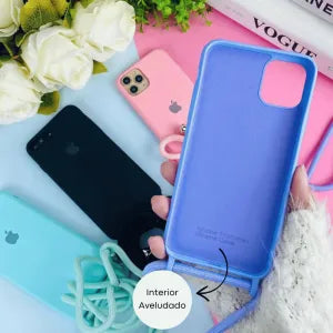 CAPINHA DE SILICONE C/ VELUDO CORDÃO