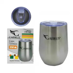 COPO TÉRMICO TIPO CUIA C/ TAMPA - CAERUS - CRS-1669