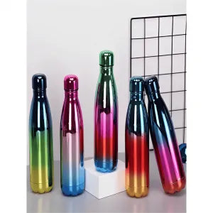 GARRAFA TÉRMICA INOX DEGRADÊ FURTA-COR 500ML - CAERUS - CRS-1676