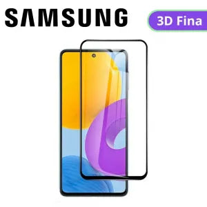 PELÍCULA DE VIDRO TEMPERADO 3D FINA BORDA PRETA - SAMSUNG