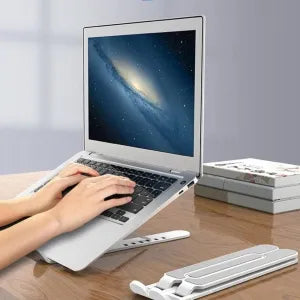 SUPORTE PARA NOTEBOOK E TABLET DOBRÁVEL P1 PORTÁTIL - EXBOM - 3245