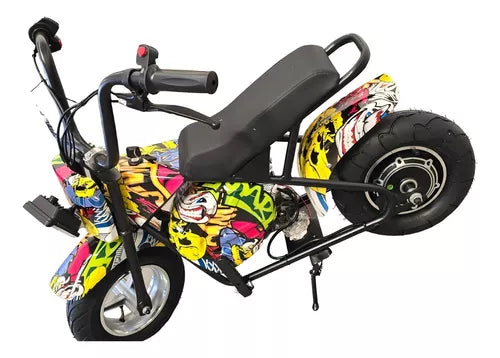 Mini Moto Elétrica Infantil 6,5 350w 50kg 20km/h Cor F Voltagem Do Carregador 110v/220v
