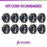 Kit 10 Unidades - GT8 Relógio Inteligente Masculino Xiaomi com NFC, Bluetooth e À Prova D' Água