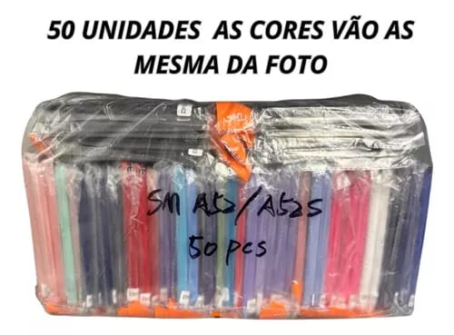 KIT 50 UNIDADES DE CASES AVELUDADAS (Atacado Revenda Linha Premium)