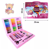 KIT MALETA PARA DESENHAR 86PÇS MENINAS MS-86G