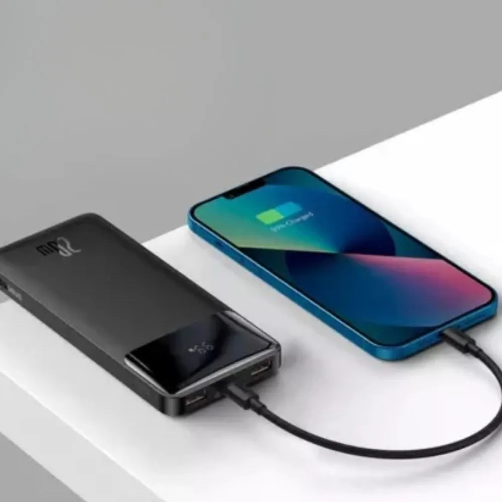 Carregador Portátil Power Bank Turbo 20W 10.000mAh - Preto - Baseus