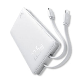 Carregador Portátil PowerBank Turbo 22.5W Airpow Lite 10.000mAh - Branco - Baseus