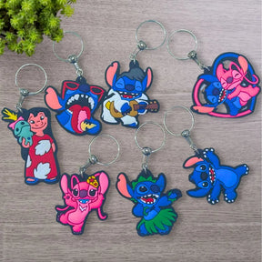 Chaveiro Emborrachado Lilo Stitch - Unidade Sortido