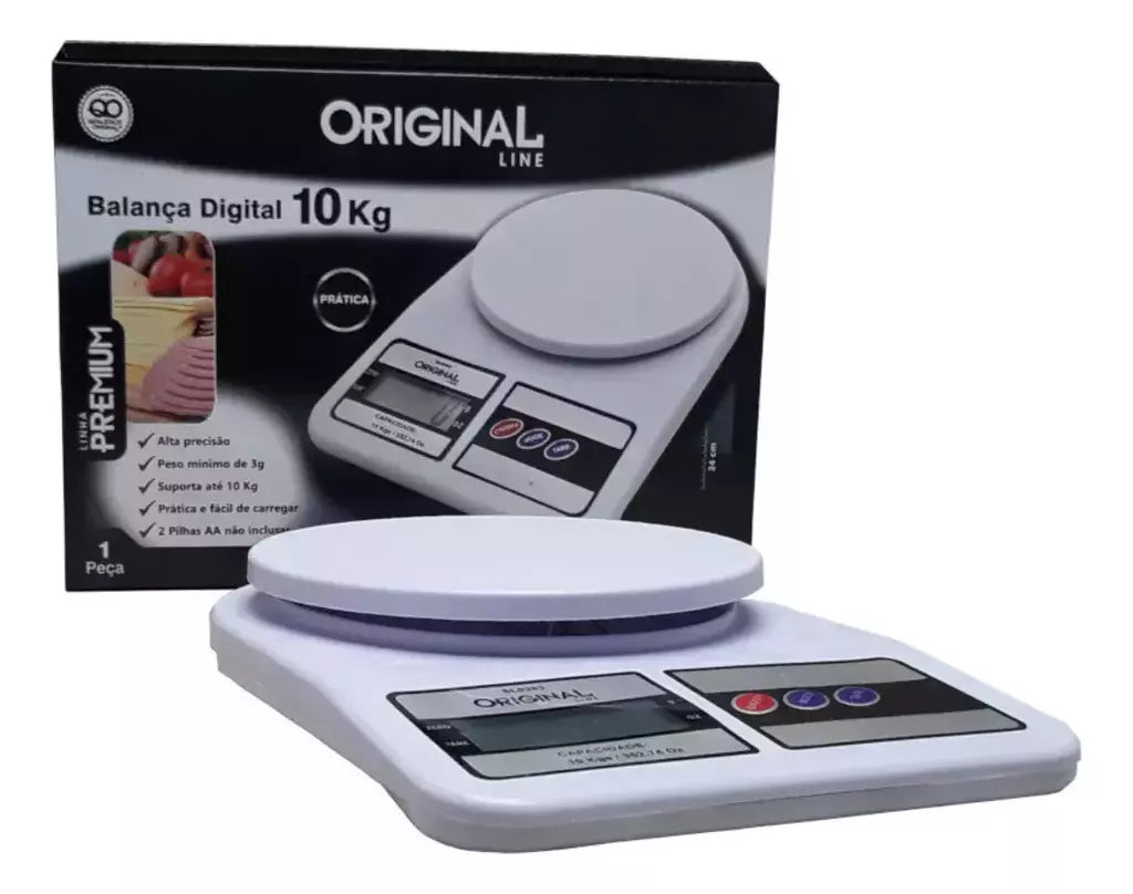 BALANÇA DE COZINHA DIGITAL ATÉ 10KG SL0363D